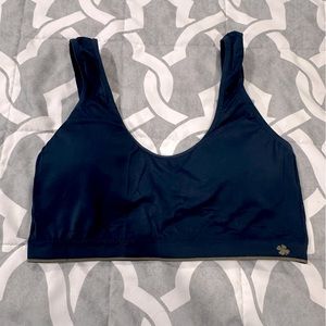 Lucky Brand Navy Blue Sports Bra with light padding Size Large